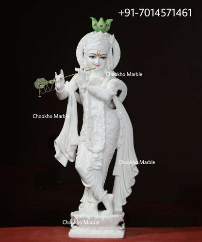 Marble Krishna Statue