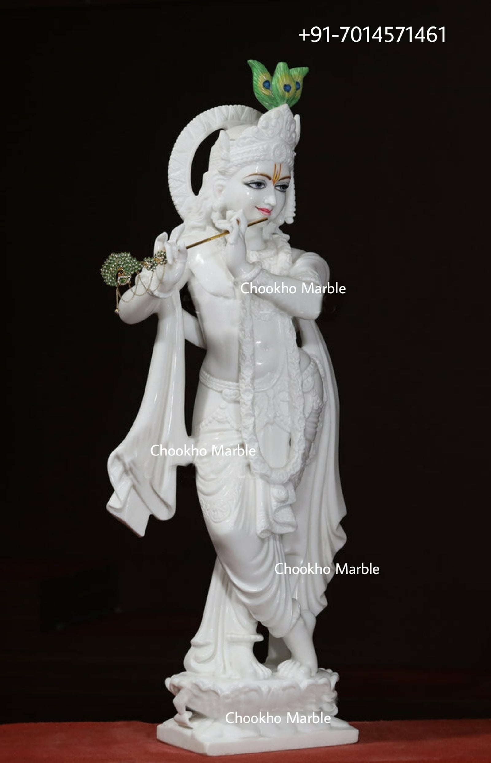 Marble Krishna Statue