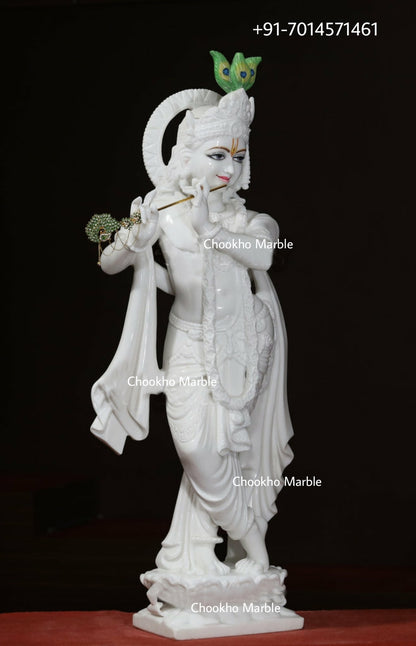 Marble Krishna Statue