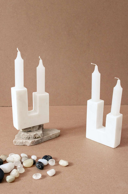 Marble Candle Holder