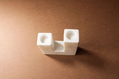 Marble U Shape Candle Holder