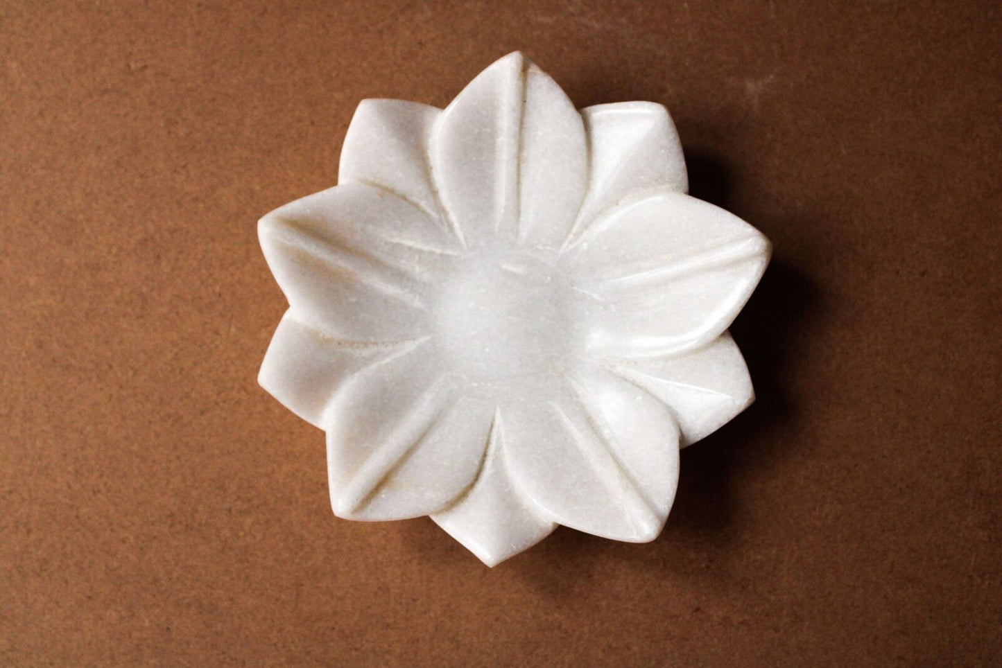 Marble Flower Plate