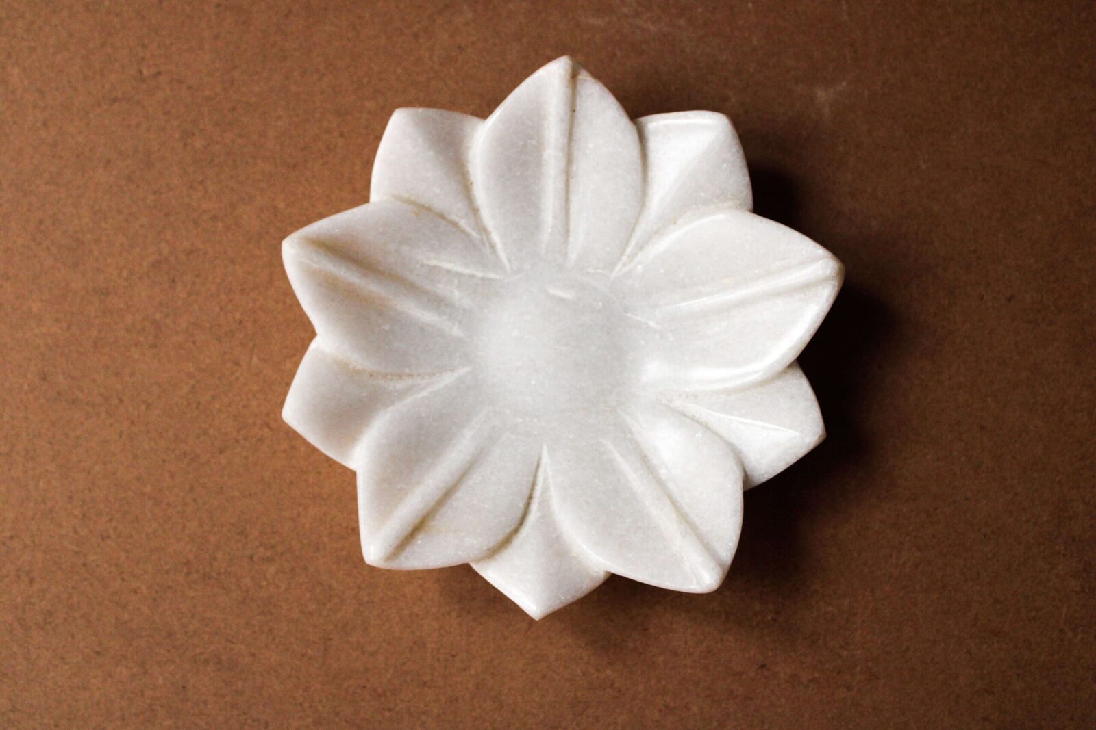 Marble Flower Plate