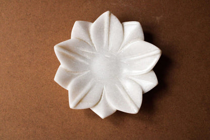 Marble Flower Plate