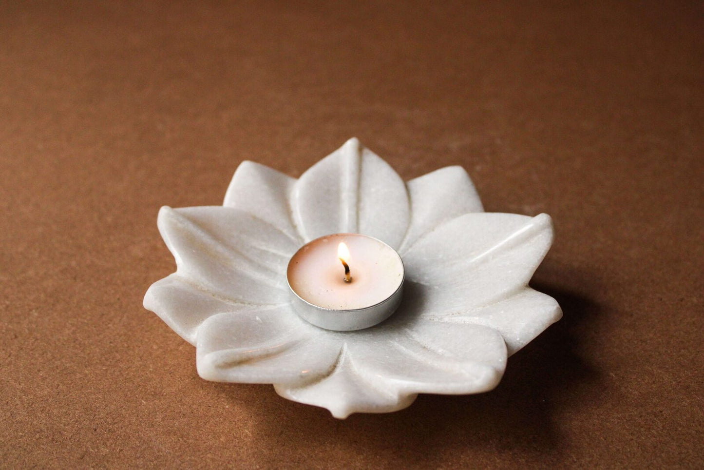 Marble Flower Plate