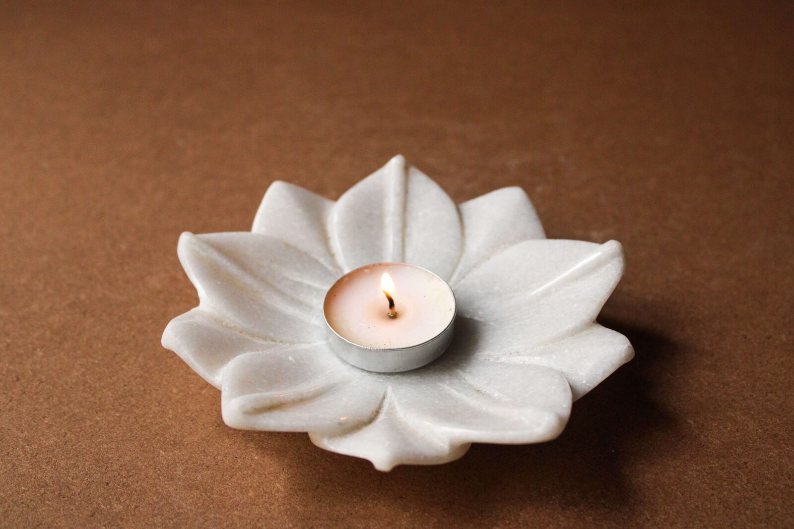 Marble Flower Plate