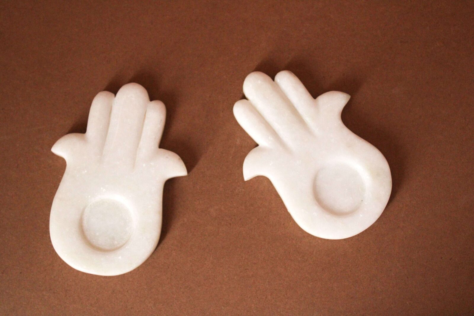 Marble Hand Candle Holder