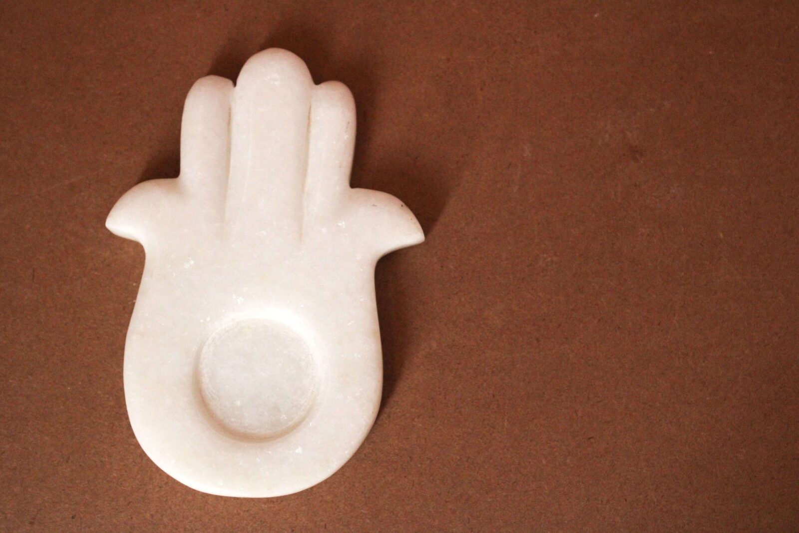 Marble Hand Candle Holder