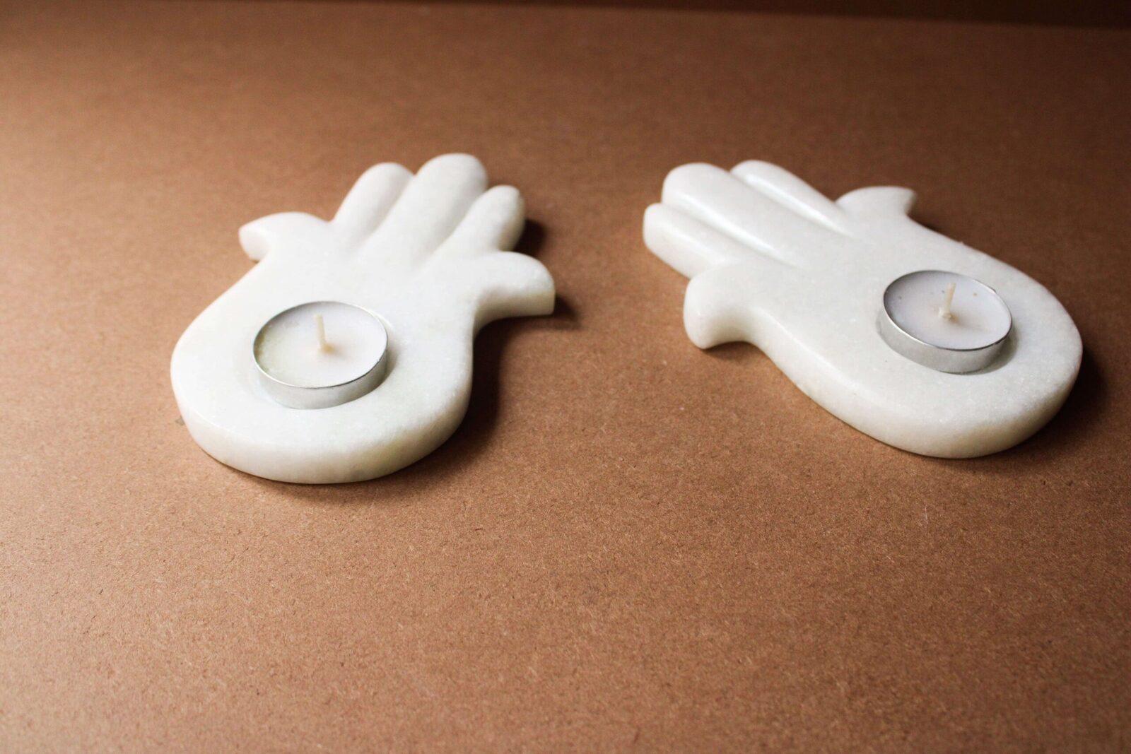 Marble Hand Candle Holder