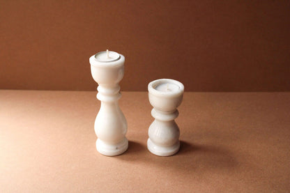 Marble Pillar Candle Holder