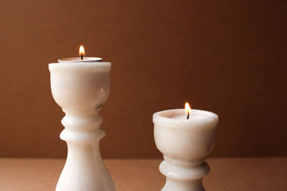 Marble Pillar Candle Holder