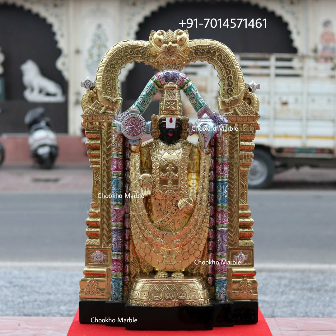 Tirupati Balaji Marble Statue