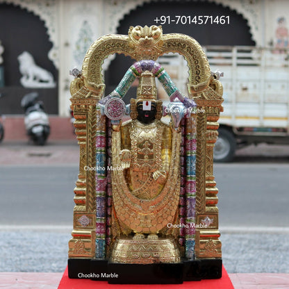 Tirupati Balaji Marble Statue