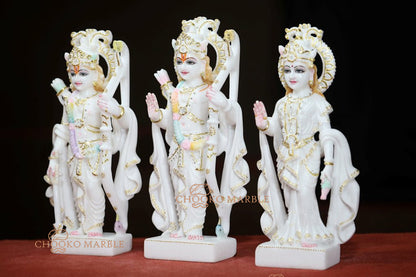 Ram Jodi Marble Statue