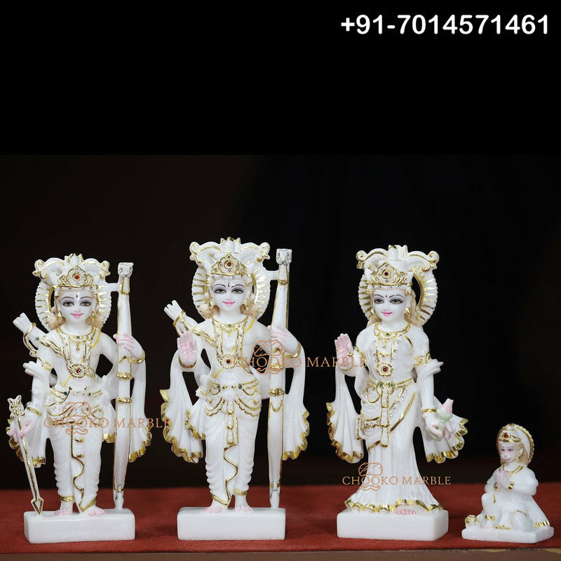 Ram Jodi Marble Statue