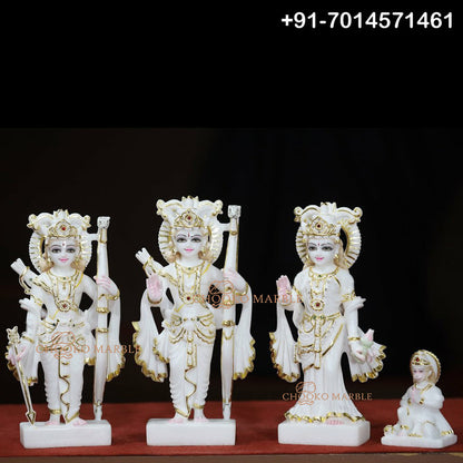 Ram Jodi Marble Statue