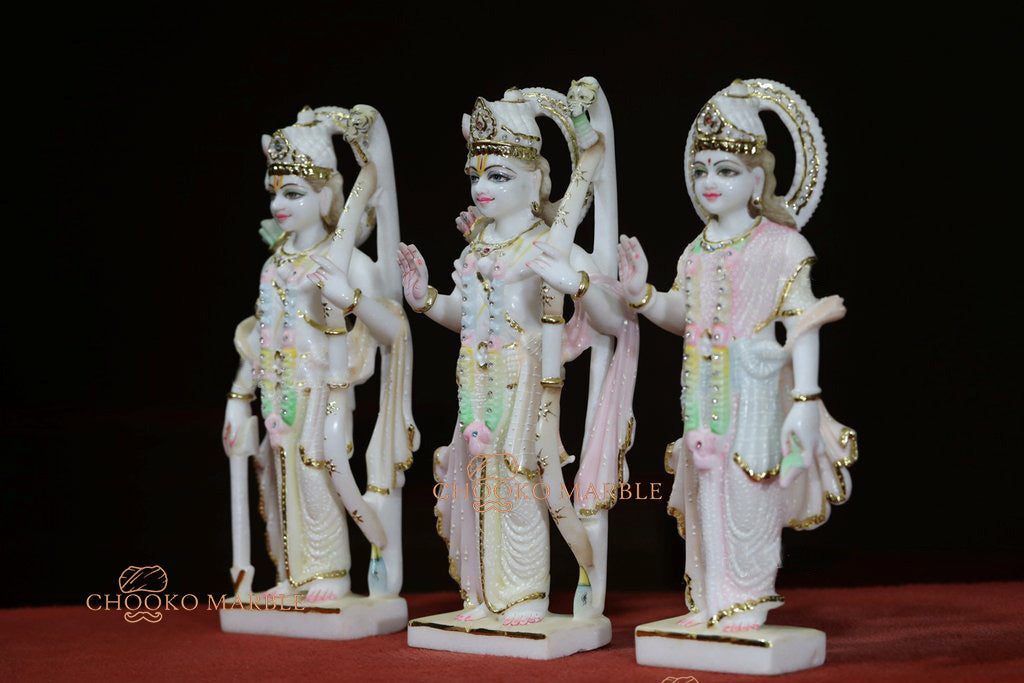 Ram Jodi Marble Statue