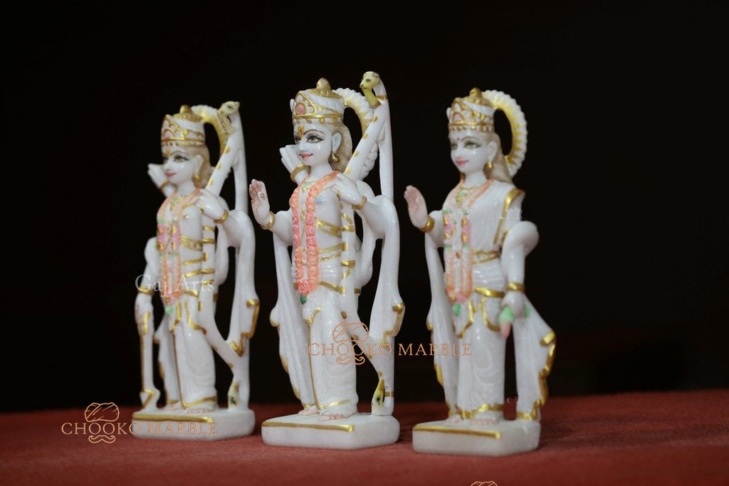 Ram Jodi Marble Statue