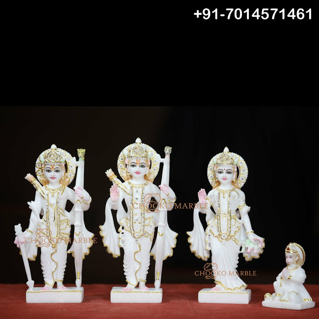 Ram Jodi Marble Statue