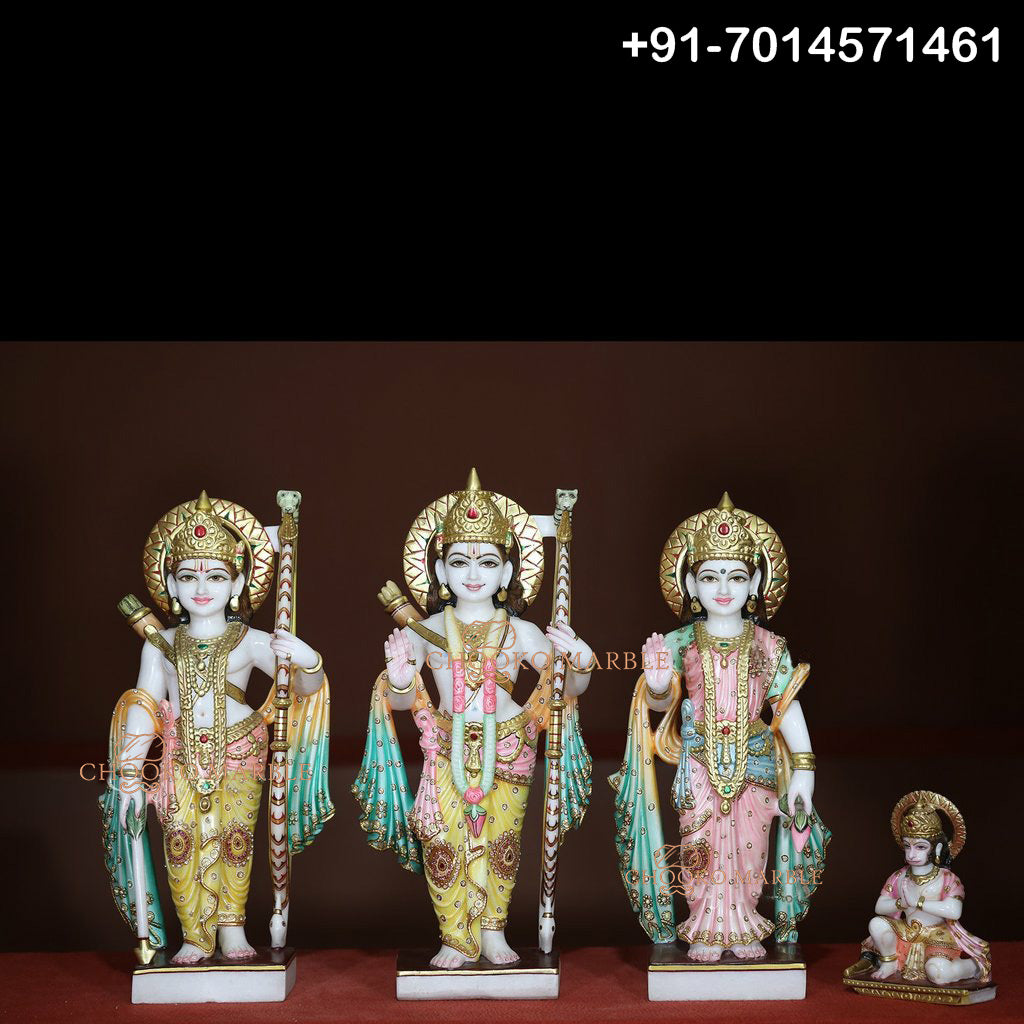 Ram Jodi Marble Statue