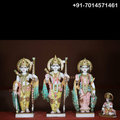 Ram Jodi Marble Statue