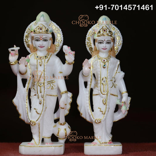 Lakshmi Narayan Marble Statue