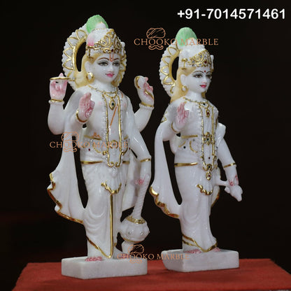 Lakshmi Narayan Marble Statue