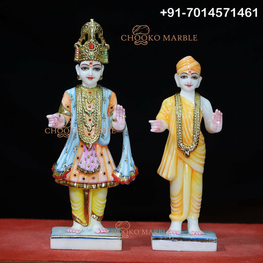 Swami Narayan Marble Statue