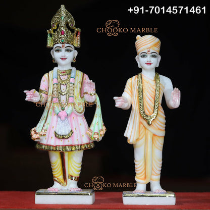 Swami Narayan Marble Statue