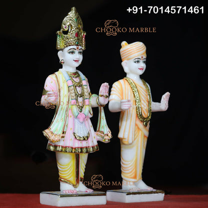 Swami Narayan Marble Statue