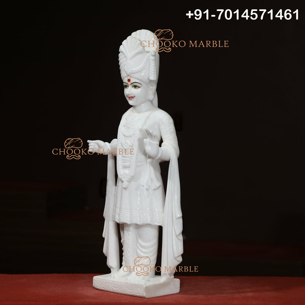Swami Narayan Marble Statue