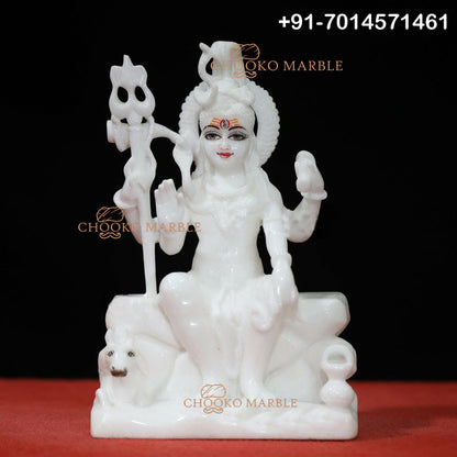 Shiv Ji Marble Statue