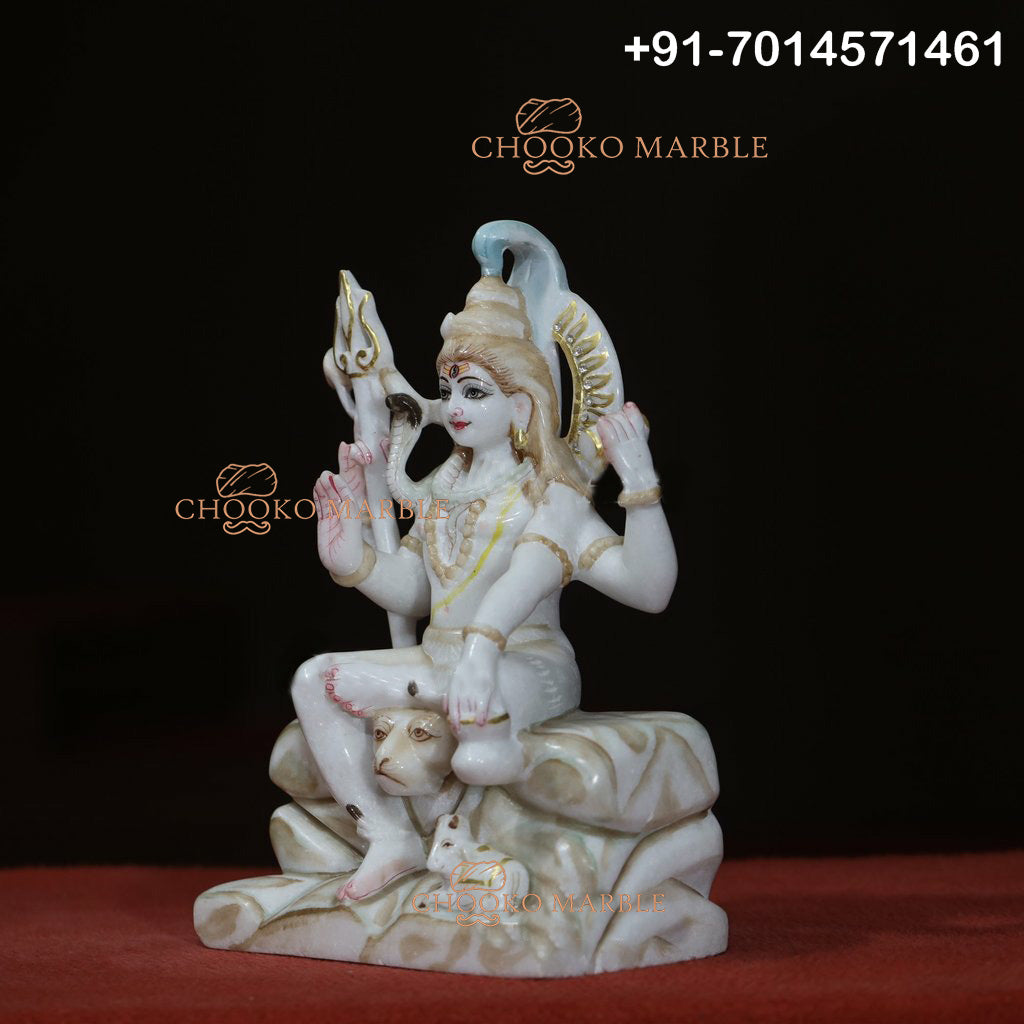 Shiv Ji Marble Statue