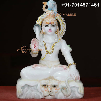 Shiv Ji Marble Statue