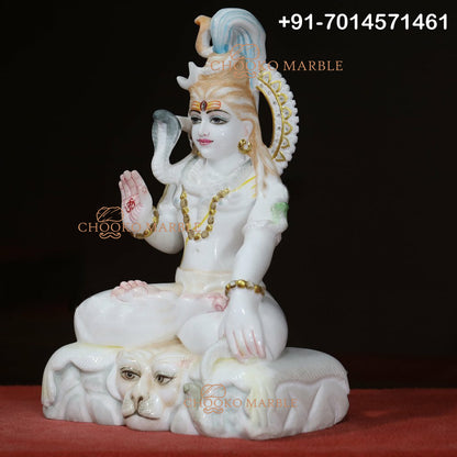 Shiv Ji Marble Statue