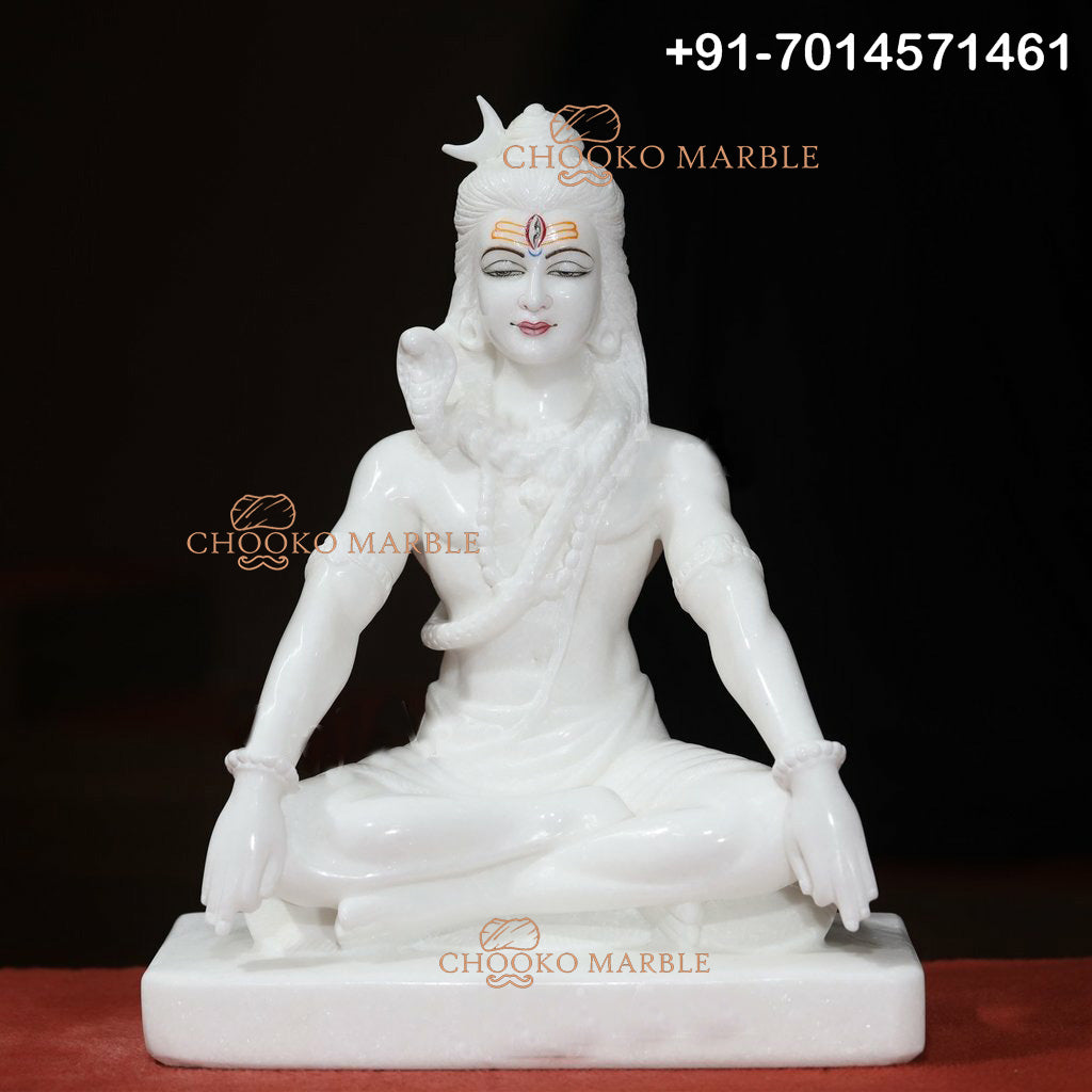 Shiv Ji Marble Statue