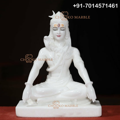 Shiv Ji Marble Statue