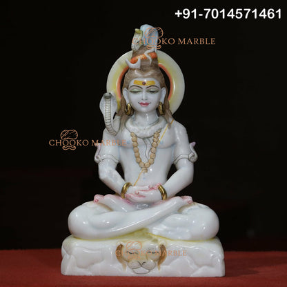 Shiv Ji Marble Statue