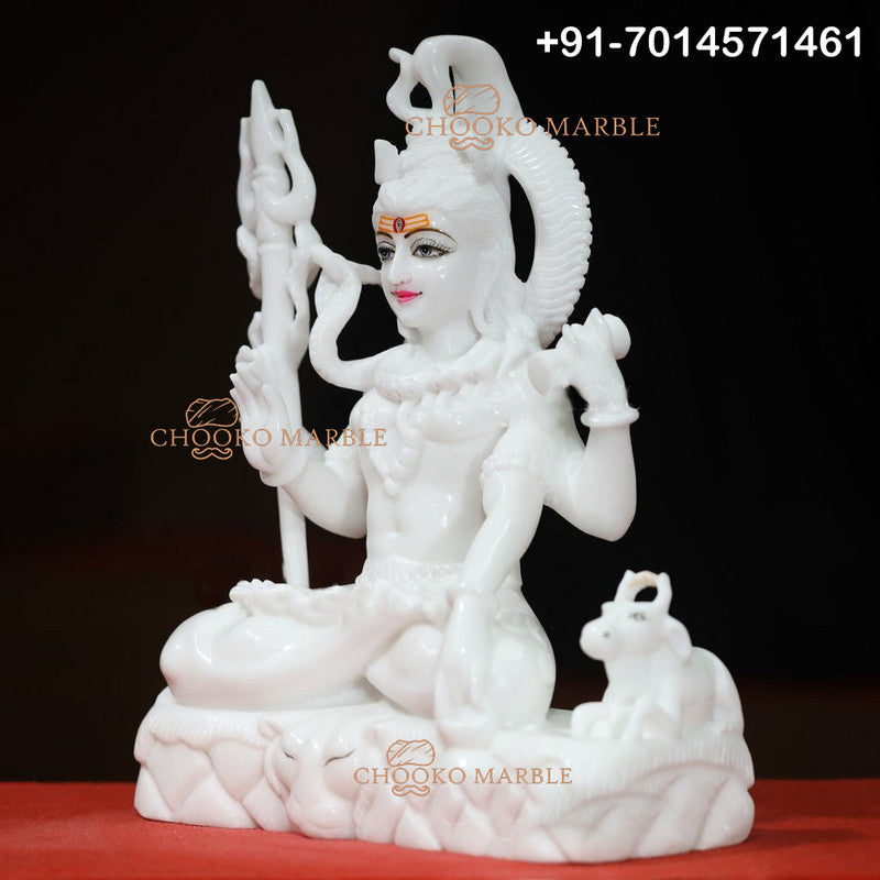 Shiv Ji Marble Statue
