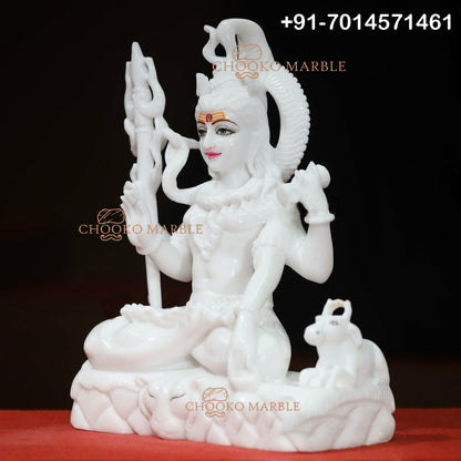 Shiv Ji Marble Statue