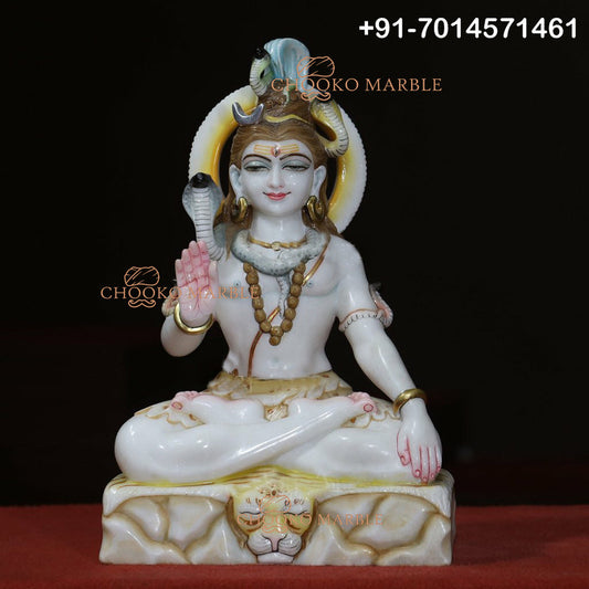 Shiv Ji Marble Statue