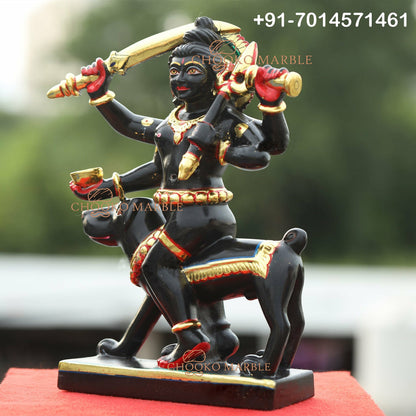 Kaal Bhairava Marble Statue