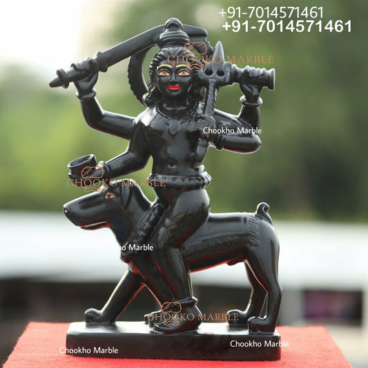 Kaal Bhairava Marble Statue