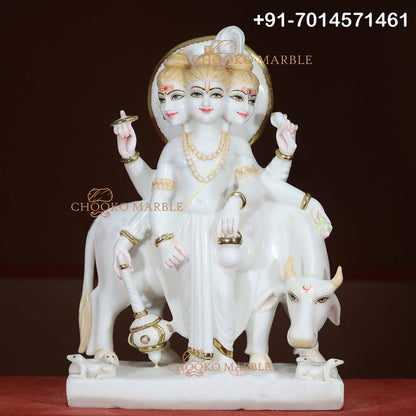 Dattatreya Marble Statue
