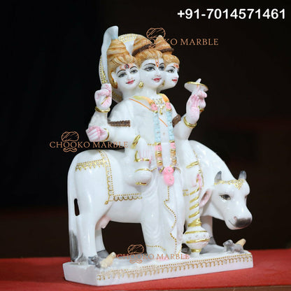 Dattatreya Marble Statue