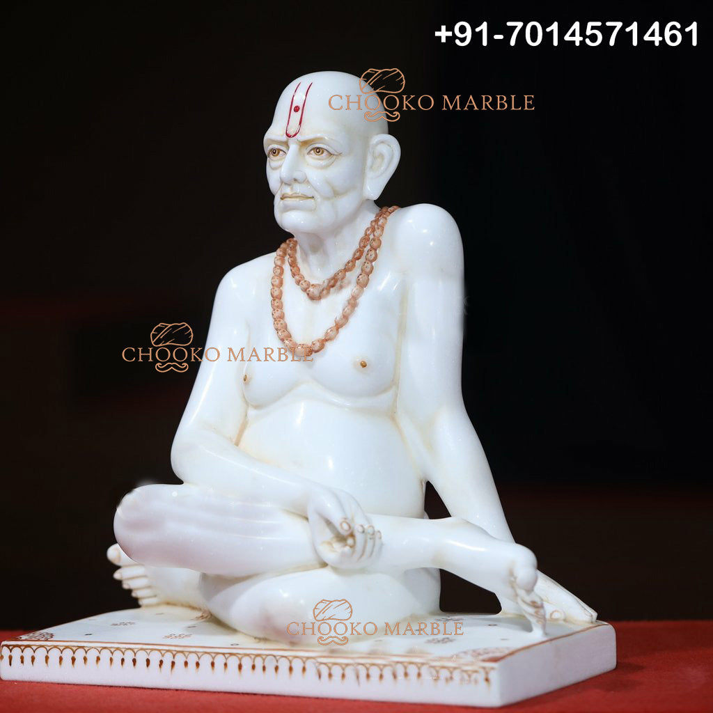 Swami Samarnath Marble Statue