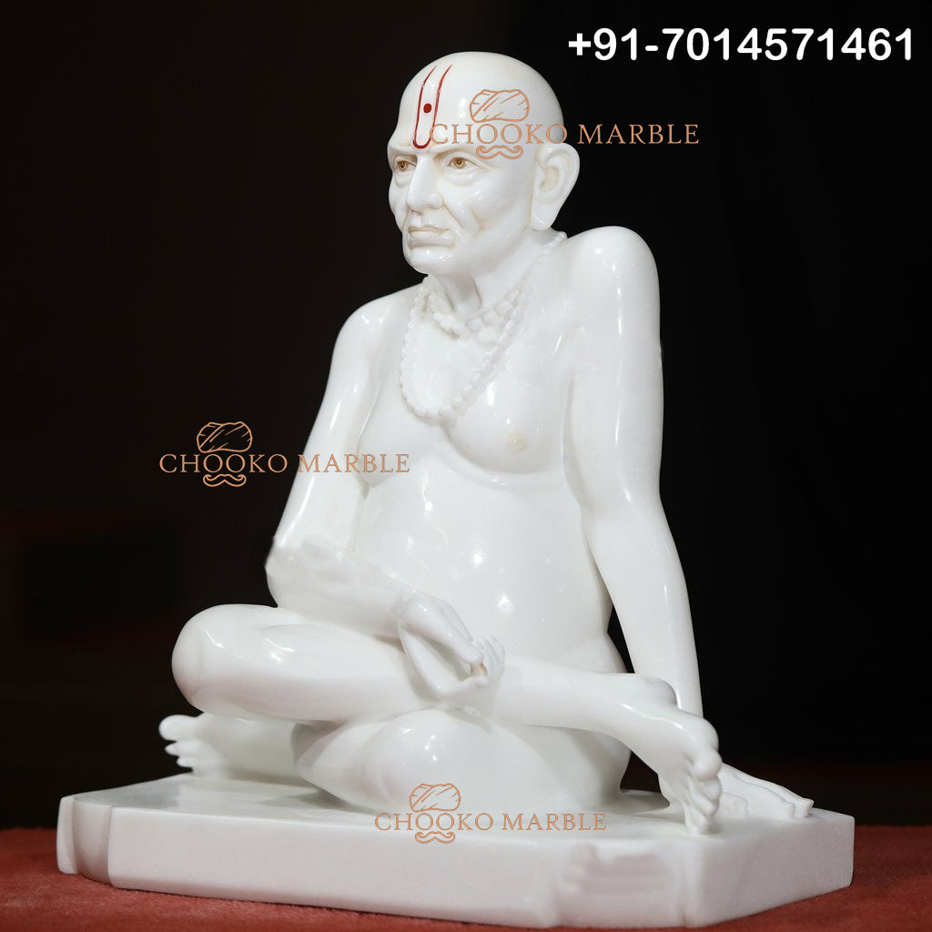Swami Samarnath Marble Statue