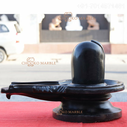 Shivling Marble Statue