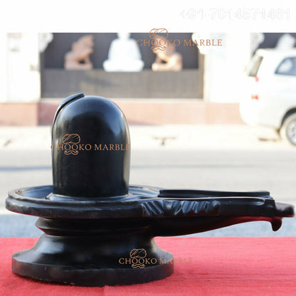 Shivling Marble Statue