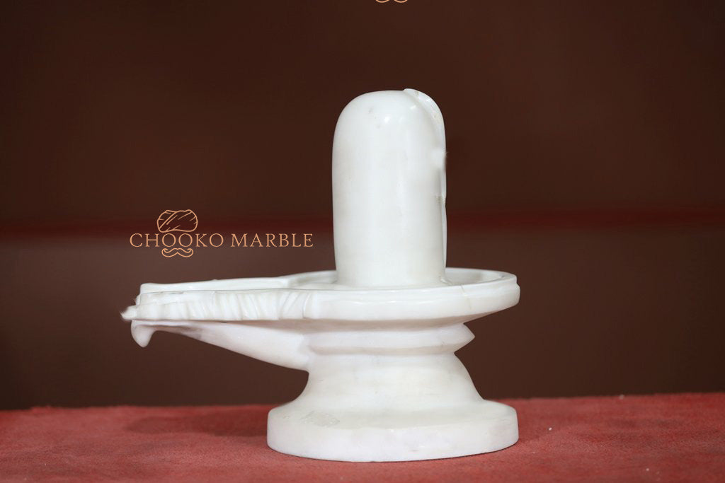 Shivling Marble Statue